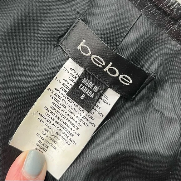 Bebe Herringbone Dress & Jacket | size 8 - Picture 7 of 7